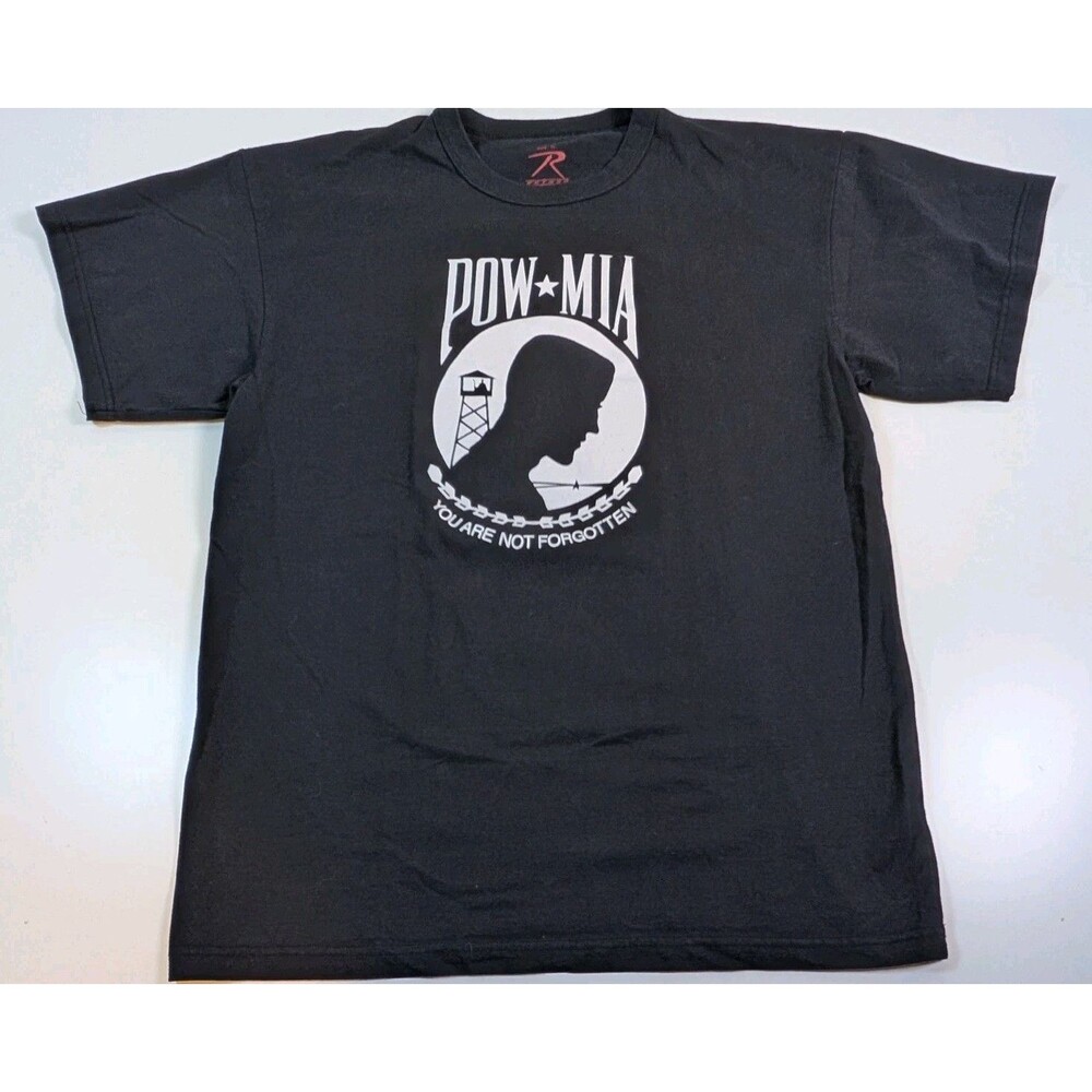 Rothco POW MIA T-Shirt Mens XL You Are Not Forgotten Short Sleeve
